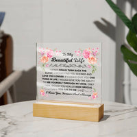 LED Acrylic Plaques